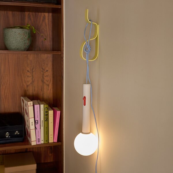 Lampa Ścienna Hübsch, Talk, ściemnialny, szary, metal, nowoczesny
