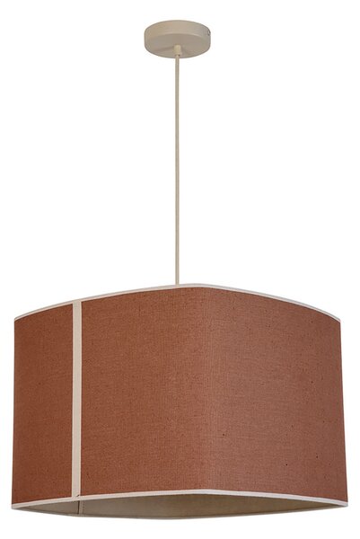 Lampa Wisząca MARKET SET, Dolce, ściemnialny, brąz rdzawy, jadalnia, tkanina | tekstylia, design