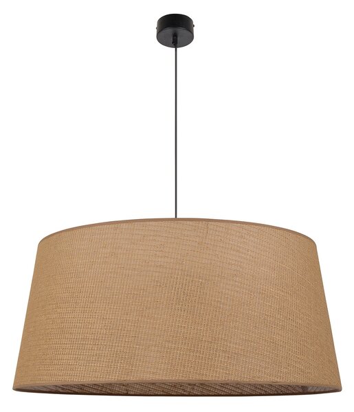 Lampa Wisząca COREP, Tambour, ściemnialny, brąz rdzawy, salon, papier | karton