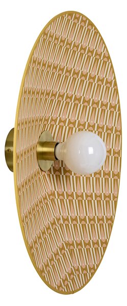 Lampa Ścienna MARKET SET, Gatsby, ściemnialny, beżowy, salon, tkanina | tekstylia, design