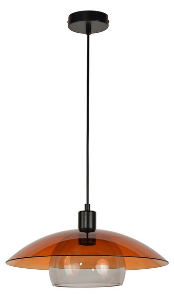Lampa Wisząca COREP, Jolly, ściemnialny, brąz rdzawy, salon, szkło