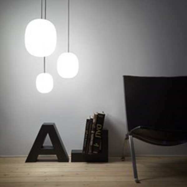 Superegg 300 Lampa Wisząca Opalizowana/Biały Kabel