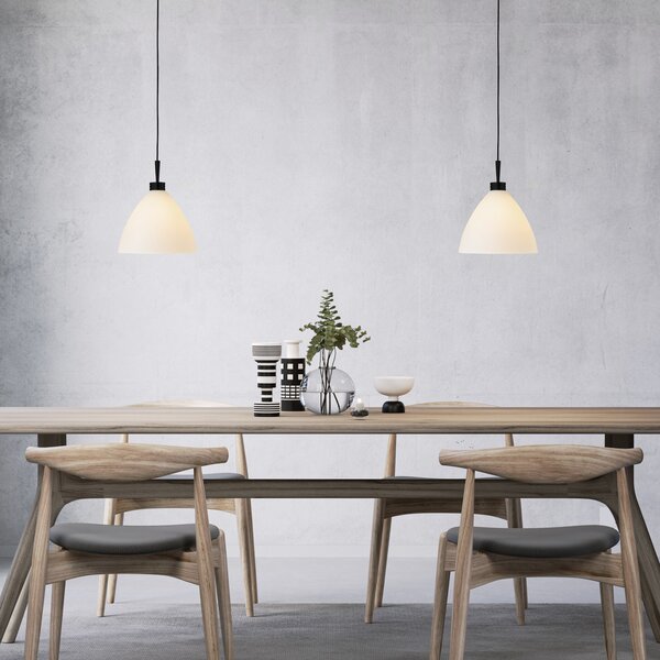 Lampa Wisząca Herstal, biały, jadalnia, metal