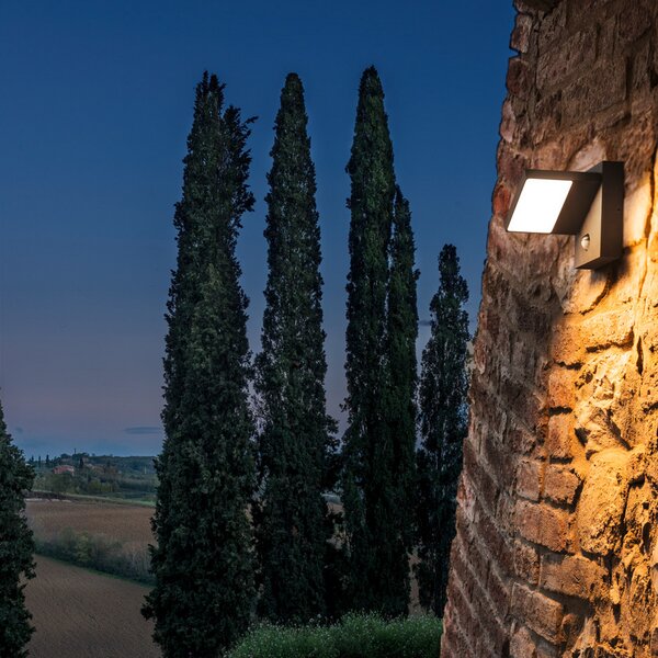 Zewnętrzna Lampa SLV, Abridor, czarny, aluminium, nowoczesny