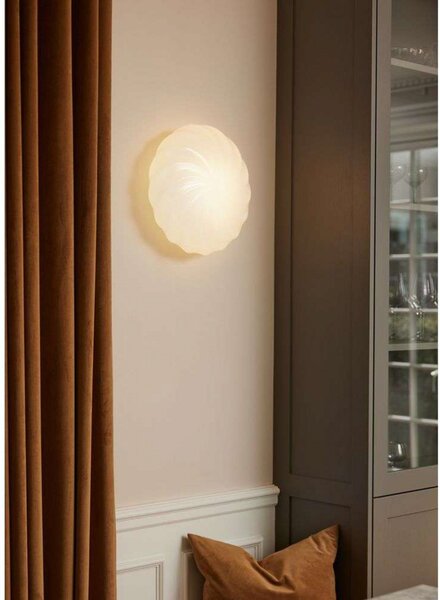 Lampa Ścienna Halo Design, biały, salon, metal