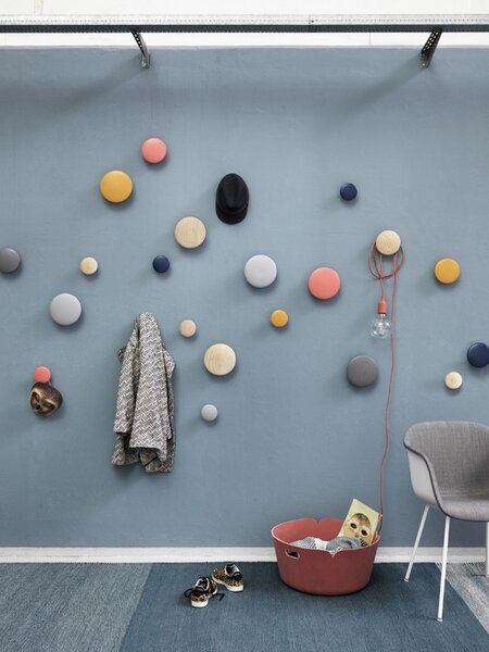 Lampa Wisząca Muuto, zielony, jadalnia, tworzywo sztuczne, design