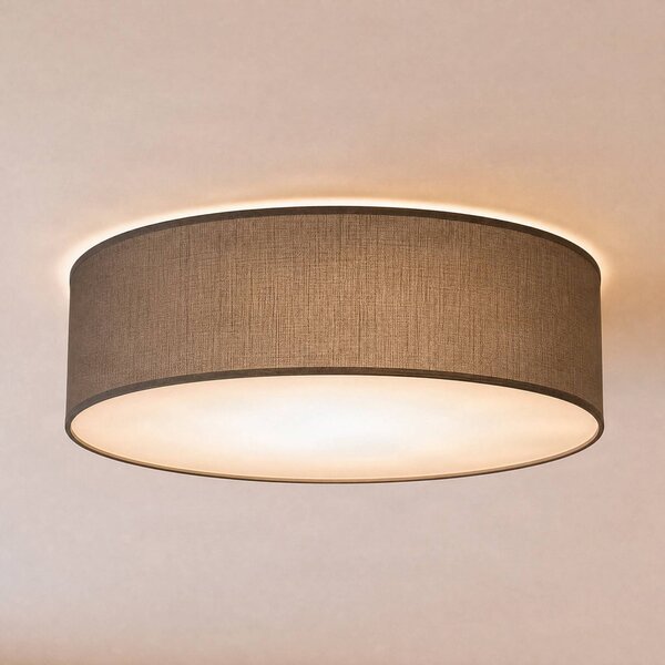 Lampa sufitowa Marshall Milagro Lighting, możliwość ściemniania, aluminiowy / szary / cynkowy, salon / jadalnia, drewno, nowoczesny