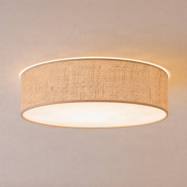 Lampa sufitowa Marshall Milagro Lighting, możliwość ściemniania, brązowy / rdzawy, salon / jadalnia, drewno, nowoczesny