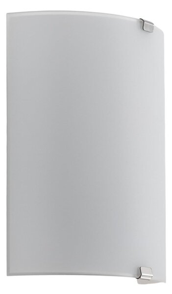 Lampa Ścienna Lindby, Phil, ściemnialny, biały, przedpokój, szkło, nowoczesny