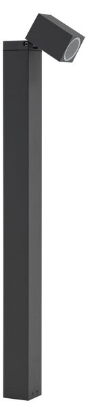 Zewnętrzna Lampa Lindby, Othil, ściemnialny, szary, balkon, aluminium, nowoczesny