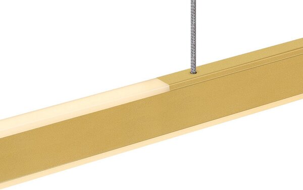 Lampa Wisząca SLV, One Linear, ściemnialny, złoty | mosiężny, kuchnia, metal, nowoczesny
