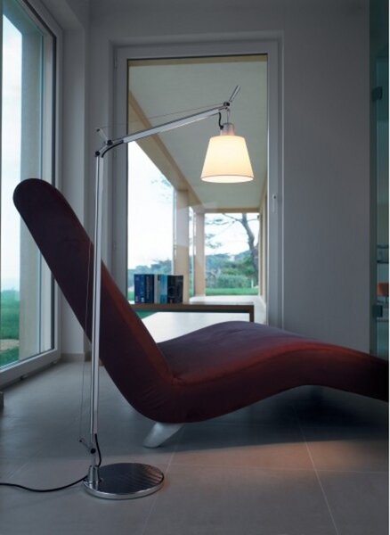 Tolomeo Basculante Lettura Lampa Podłogowa Satin - Artemide