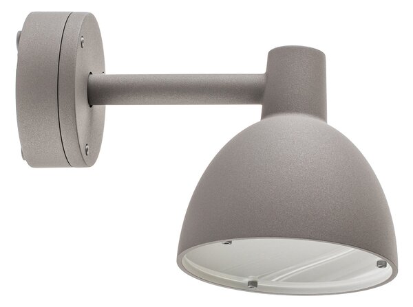 Zewnętrzna Lampa Louis Poulsen, Toldbod 155, szary, sypialnia, aluminium