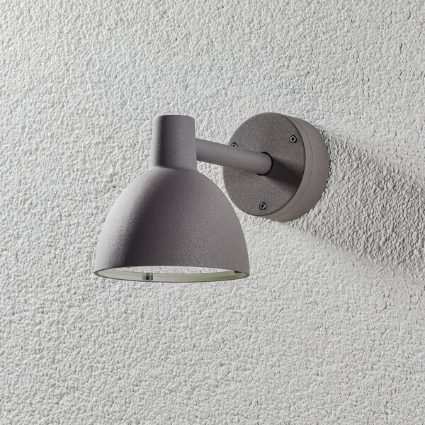 Zewnętrzna Lampa Louis Poulsen, Toldbod 155, szary, sypialnia, aluminium