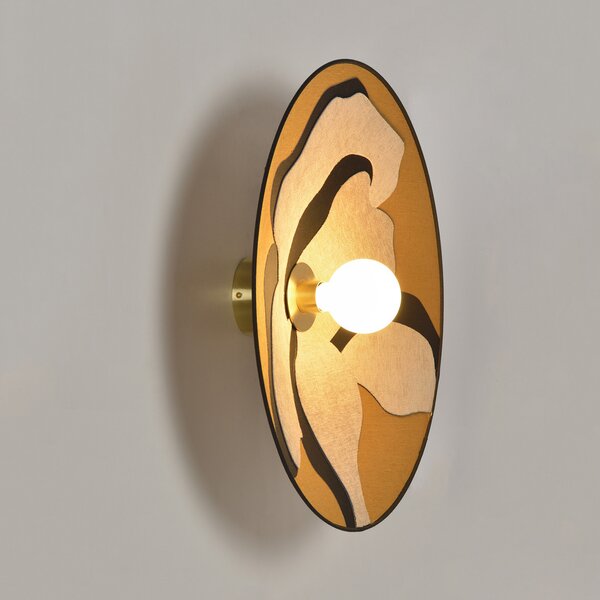 Lampa Ścienna MARKET SET, Sonia Laudet, ściemnialny, żółty, salon, tkanina | tekstylia, design