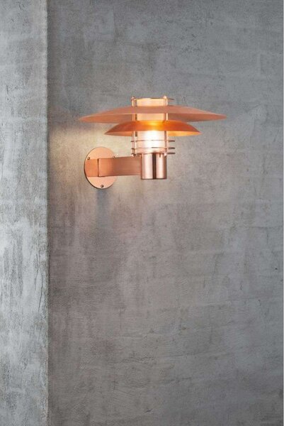 Zewnętrzna Lampa Nordlux, miedziany, miedź