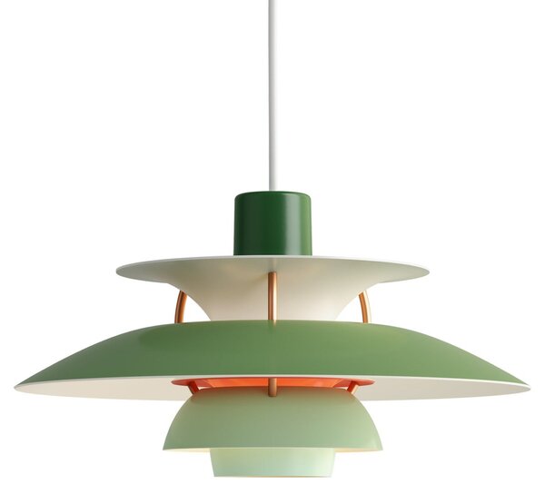 Lampa Wisząca Louis Poulsen, PH 5 300, ściemnialny, zielony, salon, metal, design