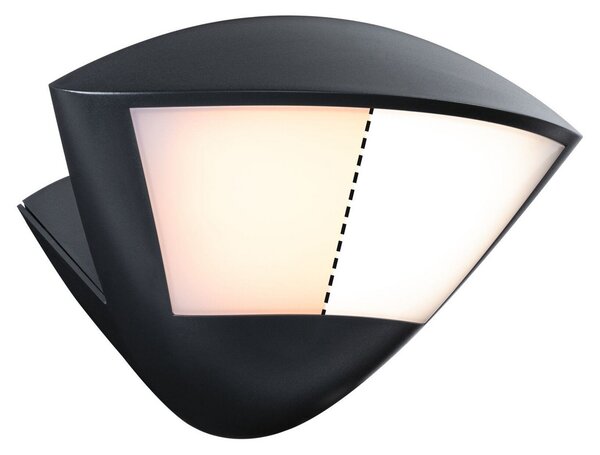 Zewnętrzna Lampa Paulmann, Skyla, ściemnialny, czarny, aluminium, nowoczesny