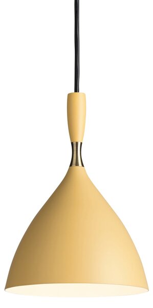 Lampa Wisząca Northern, Dokka, ściemnialny, żółty, salon, metal, skandynawski