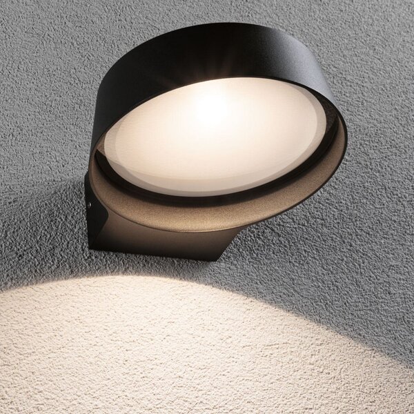 Zewnętrzna Lampa Paulmann, Capea Grand, czarny, aluminium, nowoczesny