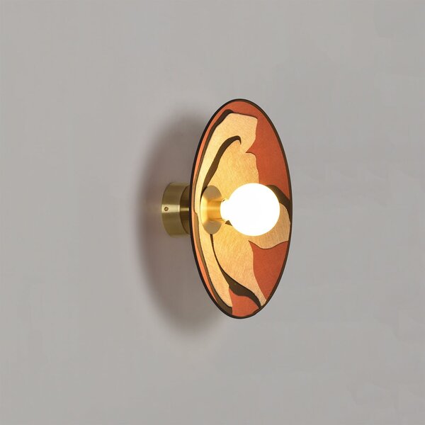 Lampa Ścienna MARKET SET, Sonia Laudet, ściemnialny, pudrowy róż, salon, tkanina | tekstylia, design