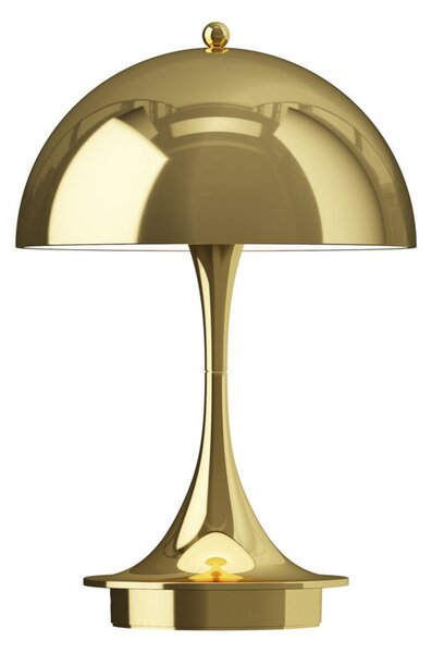 Zewnętrzna Lampa Louis Poulsen, Panthella 160, ściemnialny, złoty | mosiężny, balkon, tworzywo sztuczne, design