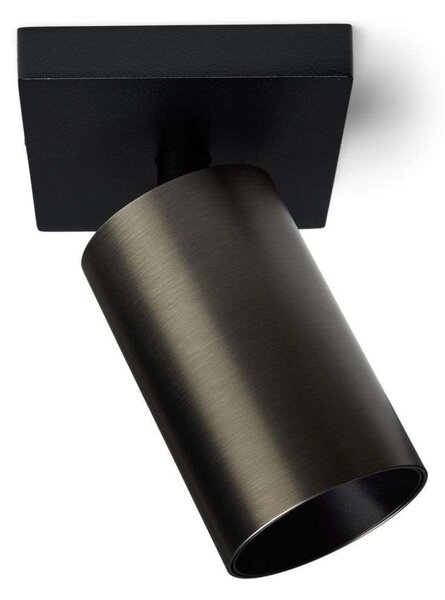 SpotOn1 Lampa Sufitowa/Ścienna Czarna/Titanium - Antidark