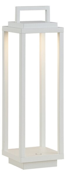 Zewnętrzna Lampa Lucande, Mirina, ściemnialny, biały, metal, nowoczesny