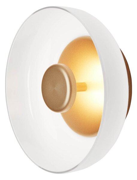 Lampa Ścienna Nuura Aps, Blossi Wall, ściemnialny, złoty | mosiężny, salon, szkło, design