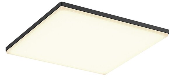 Zewnętrzna Lampa Lucande, Henni, szary, balkon, aluminium, nowoczesny