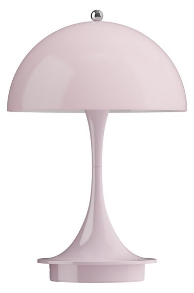Zewnętrzna Lampa Louis Poulsen, Panthella 160, ściemnialny, pudrowy róż, balkon, tworzywo sztuczne, design