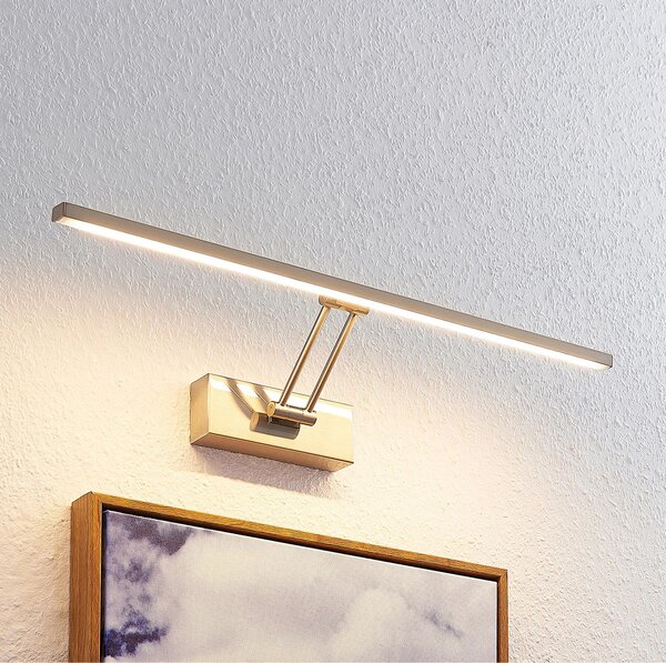 Lampa Ścienna Lucande, Thibaud, szary, salon, metal, nowoczesny