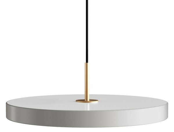 Lampa Wisząca UMAGE, Asteria Medium, ściemnialny, szary, salon, metal, design