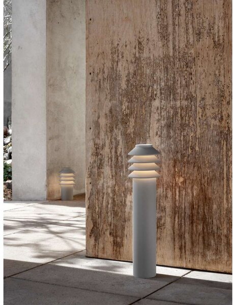 Zewnętrzna Lampa Louis Poulsen, Bysted Garden, metaliczny, taras, aluminium
