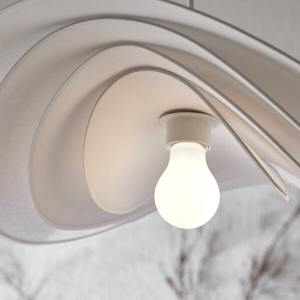 Lampa Wisząca MARKET SET, Selenitis, ściemnialny, biały, sypialnia, papier | karton, design