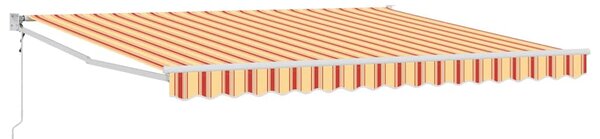 Markiza wysuwana Żółty i pomarańczowy 400 × 300 cm