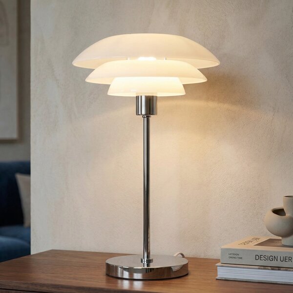 Lampa Stołowa Dyberg Larsen, DL31, biały, salon, szkło, skandynawski