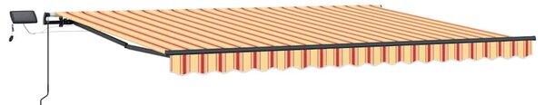 Markiza wysuwana Żółty i pomarańczowy 400 × 300 cm