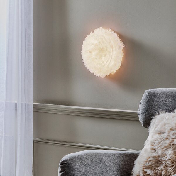 Lampa Ścienna UMAGE, Eos Up mini, ściemnialny, biały, salon, design