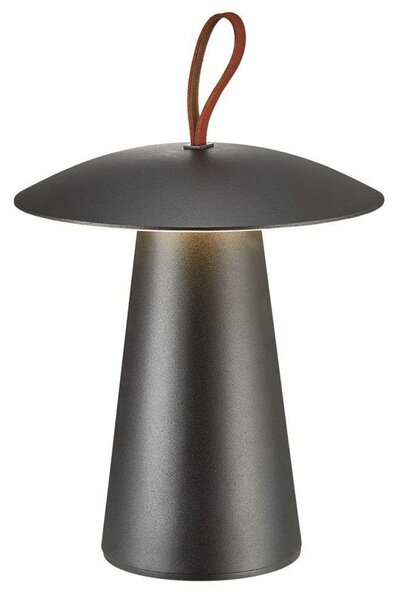 Zewnętrzna Lampa Nordlux, Ara To-Go, ściemnialny, czarny, balkon, aluminium