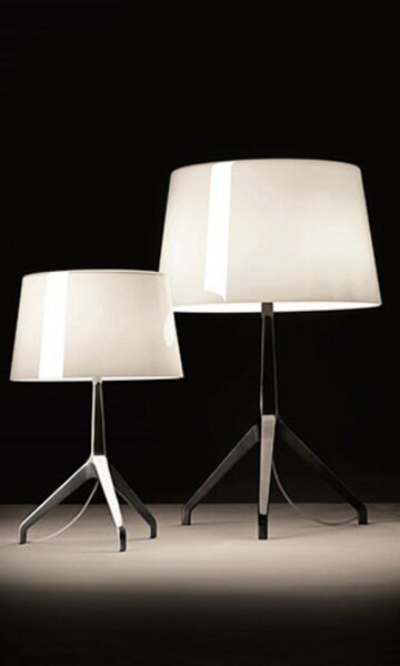 Lampa Stołowa Foscarini, ściemnialny, biały, salon, aluminium