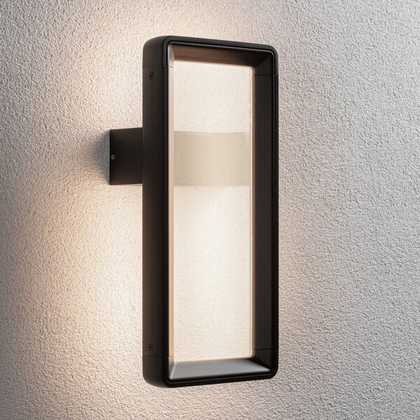 Zewnętrzna Lampa Paulmann, Reana, czarny, metal, nowoczesny