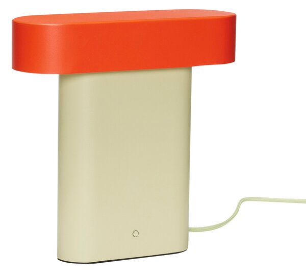 Lampa Stołowa Hübsch, Sleek, ściemnialny, zielony, salon, metal, design