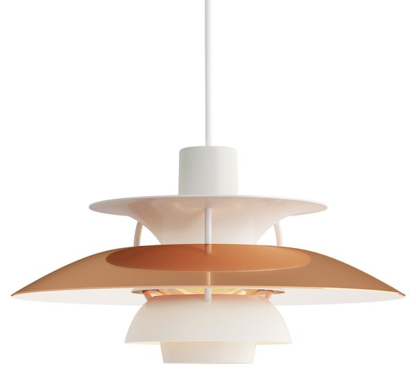 Lampa Wisząca Louis Poulsen, PH 5 300, ściemnialny, miedziany, salon, metal, design