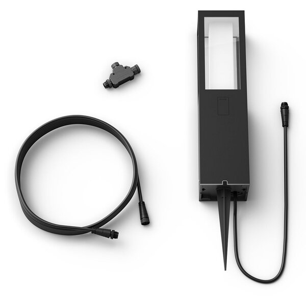 Zewnętrzna Lampa Philips Hue, Impress, ściemnialny, czarny, metal, nowoczesny