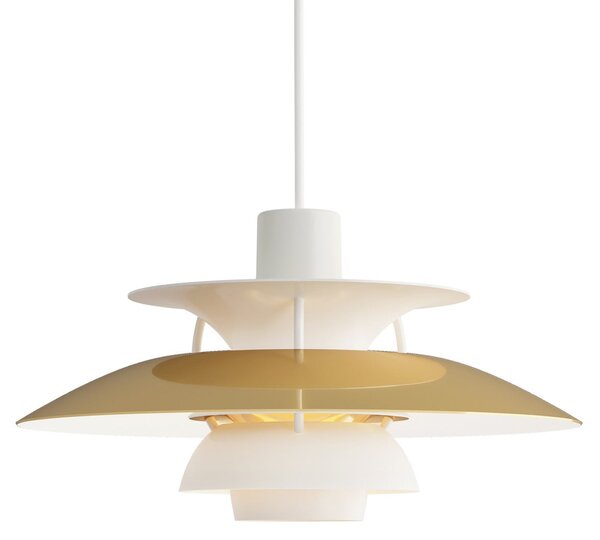 Lampa Wisząca Louis Poulsen, PH 5 300, ściemnialny, złoty | mosiężny, salon, metal, design