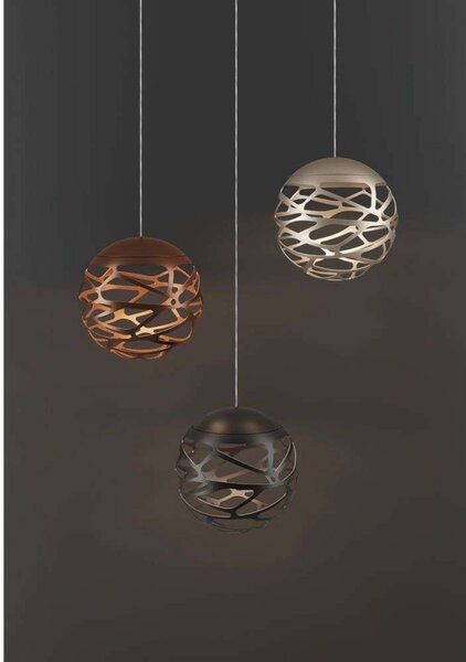 Lampa Wisząca Lodes, ściemnialny, czarny, jadalnia, metal