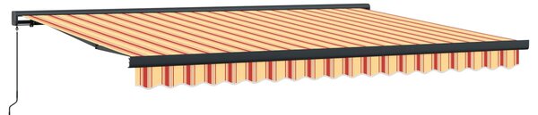 Markiza wysuwana Żółty i pomarańczowy 400 × 300 cm