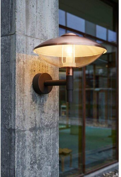 Lampa Ścienna FRITZ HANSEN, miedziany, taras, miedź
