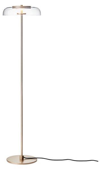 Lampa Podłogowa Nuura Aps, Blossi, ściemnialny, złoty | mosiężny, salon, metal, skandynawski